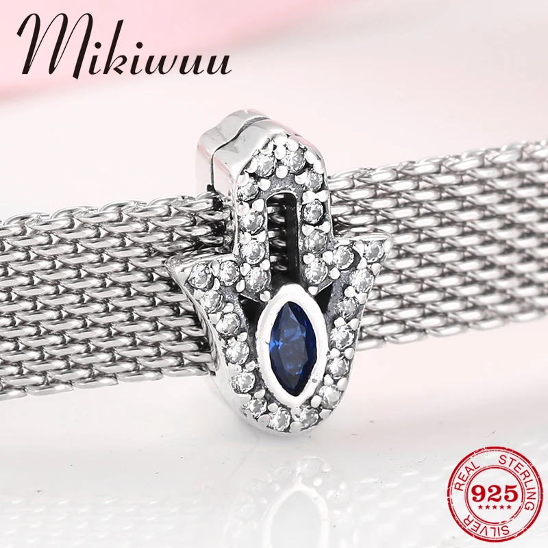 925 Sterling Silver With crystal zircon Hand of Fatima Clip Beads Jewelry making fit Original reflection Charm Bracelet
925 Sterling Silver With crystal zircon Hand of Fatima Clip Beads Jewelry making fit Original reflection Charm Bracelet