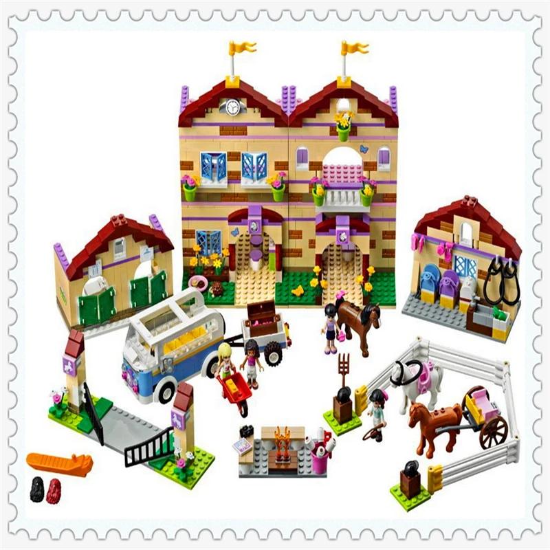 BELA 10170 Friends Series Summer Riding Camp Building Block Compatible Legoe 1118Pcs Toys For Children
BELA 10170 Friends Series Summer Riding Camp Building Block Compatible Legoe 1118Pcs Toys For Children