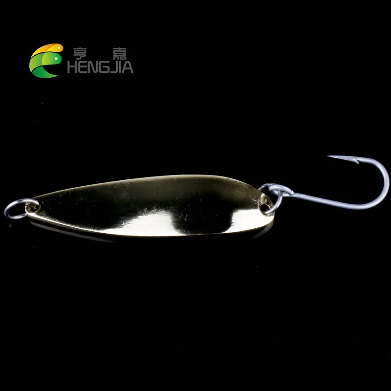 HENGJIA 1pc hard metal spinner spoon big sea sinking gold spinnerbaits with single hooks pesca fishing tackles 84G
HENGJIA 1pc hard metal spinner spoon big sea sinking gold spinnerbaits with single hooks pesca fishing tackles 84G