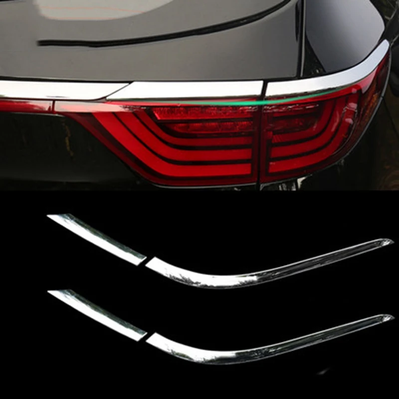 MONTFORD ABS Chrome Exterior Rear Tail Light Lamp Taillight Cover Trim Frame Sticker 4Pcs For KIA Sportage KX-5 KX5 2016 2017
MONTFORD ABS Chrome Exterior Rear Tail Light Lamp Taillight Cover Trim Frame Sticker 4Pcs For KIA Sportage KX-5 KX5 2016 2017