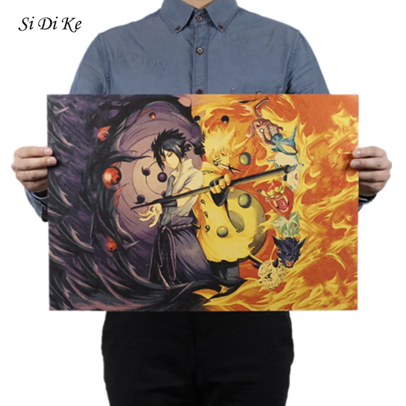 Si Di Ke Naruto Vintage Kraft Paper Classic Nostalgia Anime Poster Home Decor Wall Sticker
Si Di Ke Naruto Vintage Kraft Paper Classic Nostalgia Anime Poster Home Decor Wall Sticker