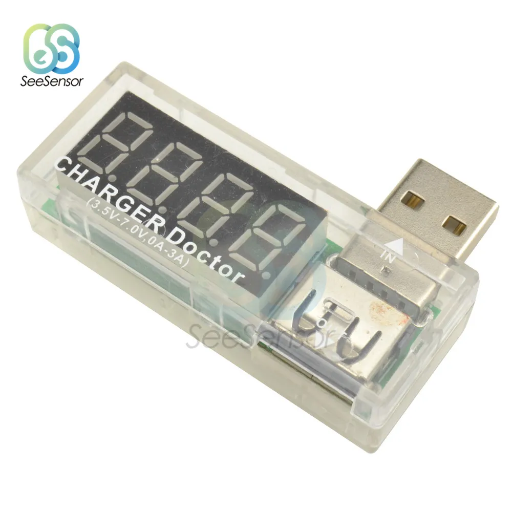 DC 3V 5V LED Digital Voltmeter Ammeter Mini USB Power Current Voltage Meter Tester Portable Volt Amp Detector Charger Doctor
DC 3V 5V LED Digital Voltmeter Ammeter Mini USB Power Current Voltage Meter Tester Portable Volt Amp Detector Charger Doctor