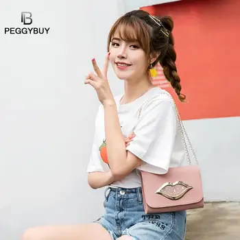 Star Lips Decor Chain Shoulder Handbags PU Leather Women Flap Crossbody Bag Women Shoulder Bag Chain Messenger Bag Dropshipping
Star Lips Decor Chain Shoulder Handbags PU Leather Women Flap Crossbody Bag Women Shoulder Bag Chain Messenger Bag Dropshipping