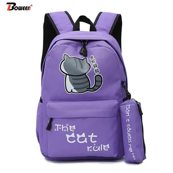 nylon women school backpack for girls teen schoolbag pink black junior high school bags female Cute cat 2019 spring new
nylon women school backpack for girls teen schoolbag pink black junior high school bags female Cute cat 2019 spring new