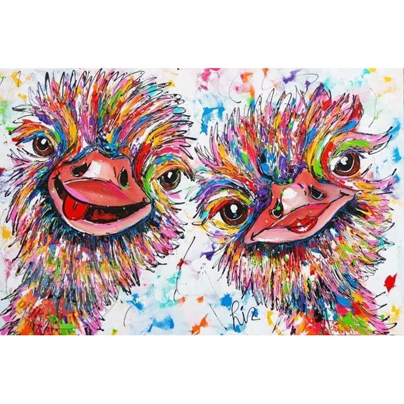 5D Full Square Round DIY Diamond Painting Cartoon Ostrich Cross Stitch Embroidery Daimond Mosaic Home Wedding Decoration Gift
5D Full Square Round DIY Diamond Painting Cartoon Ostrich Cross Stitch Embroidery Daimond Mosaic Home Wedding Decoration Gift