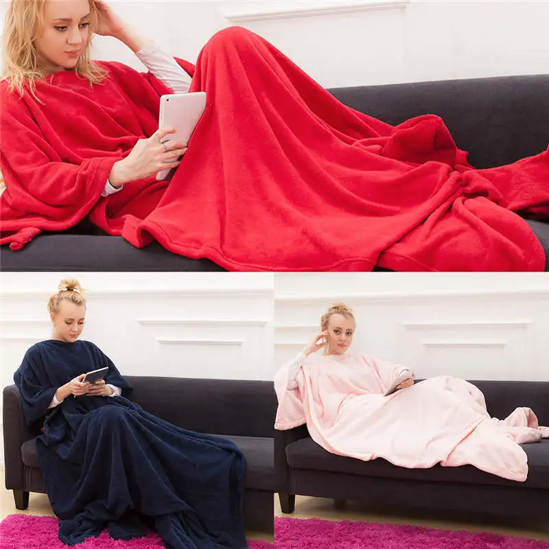 Best selling home textile super soft padded travel Wearable Blanket with Sleeves Arms, Comfy Plush Sleeved TV Thrrows Wrap Robe
Best selling home textile super soft padded travel Wearable Blanket with Sleeves Arms, Comfy Plush Sleeved TV Thrrows Wrap Robe