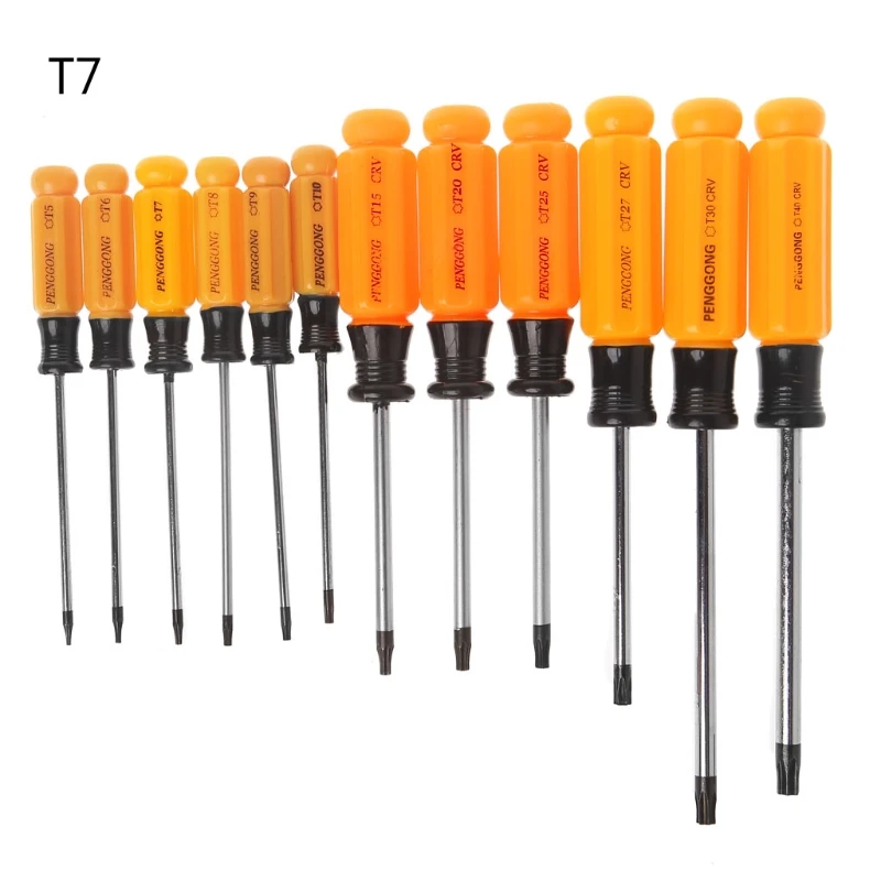 Hexagon Screwdriver Multifunctional Hand Tool Screw Repairing Kit Hex Key Set T5 T6 T7 T8 T9 T10 T15 T20 T25 T27 T30 T40
Hexagon Screwdriver Multifunctional Hand Tool Screw Repairing Kit Hex Key Set T5 T6 T7 T8 T9 T10 T15 T20 T25 T27 T30 T40