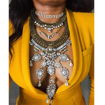 Miwens Za Crystal Metal Maxi Punk Boho Vintage Necklaces Geometric Long Big Collar Choker Women Wholesale Handmade Jewelry A166
Miwens Za Crystal Metal Maxi Punk Boho Vintage Necklaces Geometric Long Big Collar Choker Women Wholesale Handmade Jewelry A166
