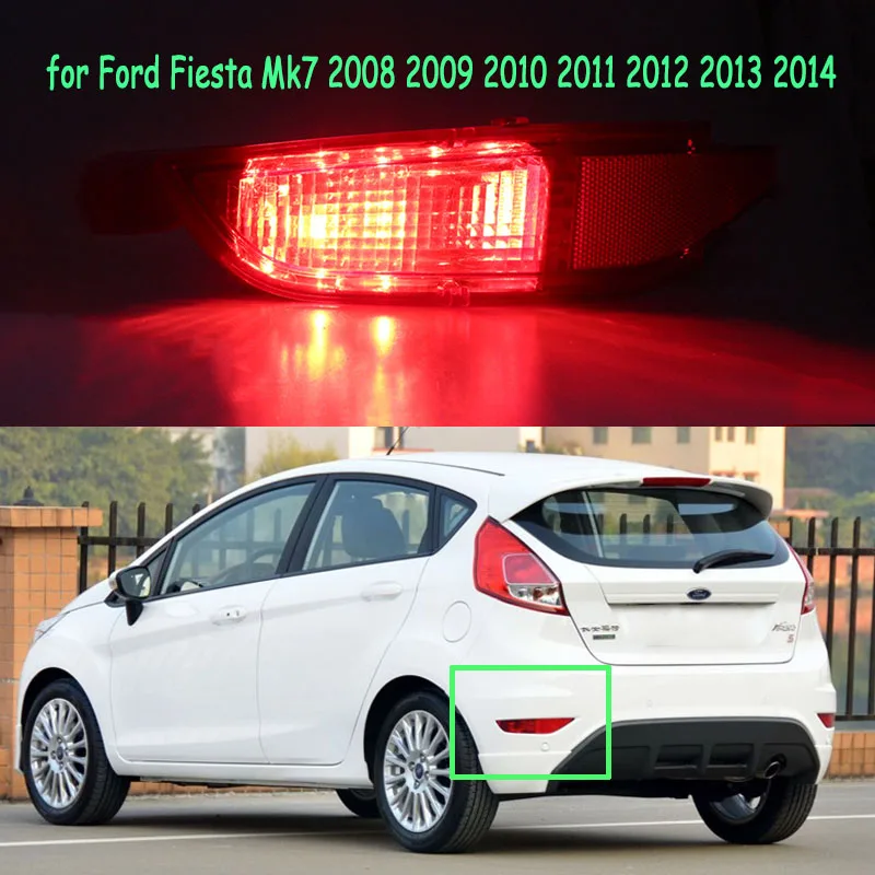 Rear bumper For Ford Fiesta Mk7 led 2008-2015 led Tail lights lamps 2pcs Brake lights rear fog lights stop lamp rear reflectors
Rear bumper For Ford Fiesta Mk7 led 2008-2015 led Tail lights lamps 2pcs Brake lights rear fog lights stop lamp rear reflectors