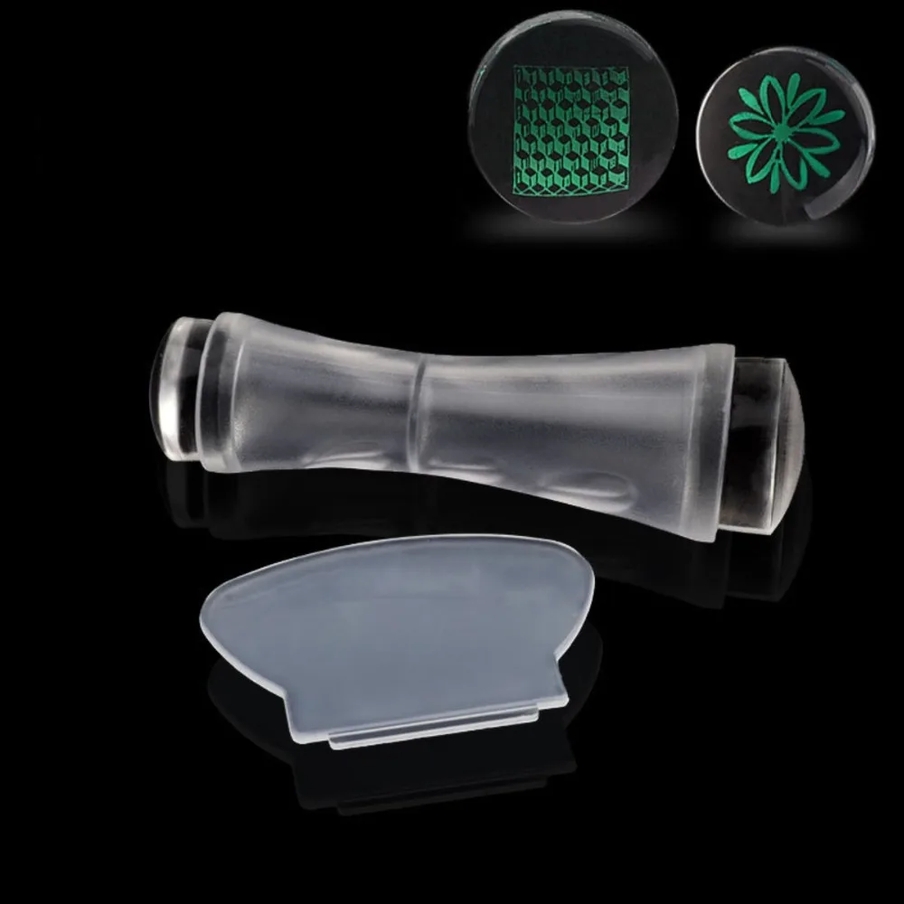 Double Heads Clear Jelly Nail Stamper Scraper Set Size 2.4cm/2.8cm Silicone Polish Printing Nail Art Stamp Stamping Tools Jw239
Double Heads Clear Jelly Nail Stamper Scraper Set Size 2.4cm/2.8cm Silicone Polish Printing Nail Art Stamp Stamping Tools Jw239