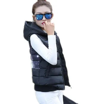 Plus Size 3XL Autumn Winter Women Vest 2018 Fashion Pattern Down Cotton Short Waistcoat Women Streetwear Casual Vest Top CQ2255
Plus Size 3XL Autumn Winter Women Vest 2018 Fashion Pattern Down Cotton Short Waistcoat Women Streetwear Casual Vest Top CQ2255