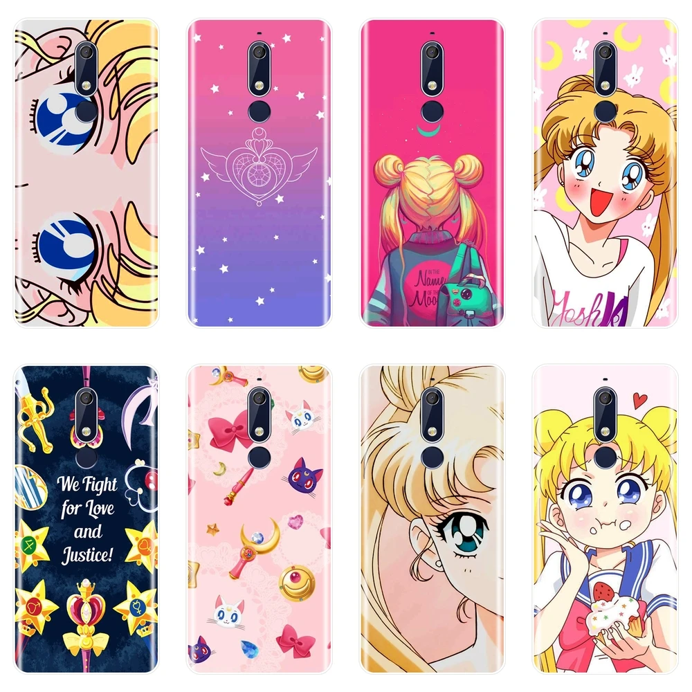 Sailor Moon Japanese Anime Phone Case For Nokia 7.1 6.1 5.1 3.1 2.1 Soft Silicone Back Cover For Nokia 2.1 3.1 5.1 6.1 7.1 Plus
Sailor Moon Japanese Anime Phone Case For Nokia 7.1 6.1 5.1 3.1 2.1 Soft Silicone Back Cover For Nokia 2.1 3.1 5.1 6.1 7.1 Plus