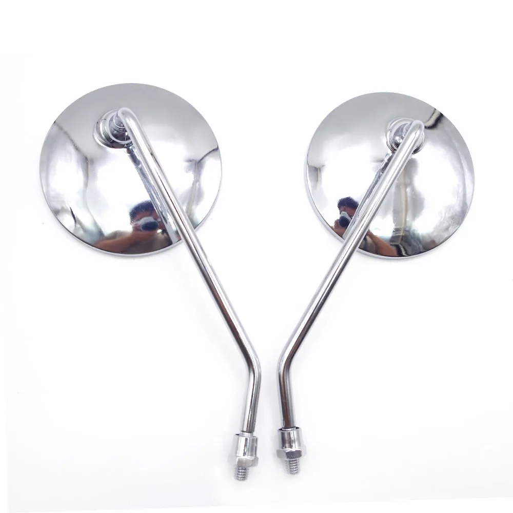 8 10mm Motorcycle Chrome Oval Mirror Rearview Side Round Scooter Mirrors for vespa 50 gts LX PL jawa motorcycle Honda sh 300
8 10mm Motorcycle Chrome Oval Mirror Rearview Side Round Scooter Mirrors for vespa 50 gts LX PL jawa motorcycle Honda sh 300