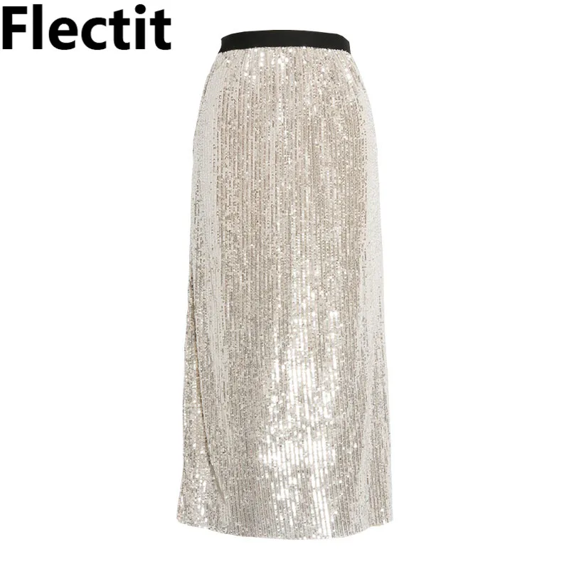 Flectit Black Silver Glitter Sequin Long Skirt Womens Sparkly Sequined Maxi Skirts Ladies Night Out Party Club Outfits *
Flectit Black Silver Glitter Sequin Long Skirt Womens Sparkly Sequined Maxi Skirts Ladies Night Out Party Club Outfits *