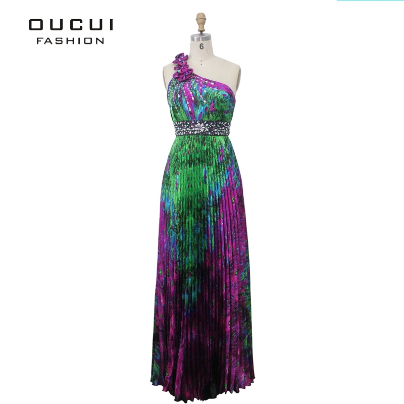 Real Photos Printing Fabirc Beading and Pleat 100% Handwork one-shoulder Celebrity Evening Dresses OL101881
Real Photos Printing Fabirc Beading and Pleat 100% Handwork one-shoulder Celebrity Evening Dresses OL101881