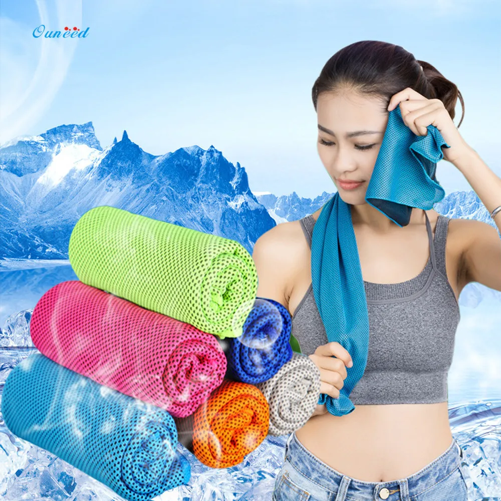 Ouneed Summer Iced Towel 31x100cm Fitness Dry Cooling Sports Towel High Quality Hypothermia Cold Toalla 1PC
Ouneed Summer Iced Towel 31x100cm Fitness Dry Cooling Sports Towel High Quality Hypothermia Cold Toalla 1PC
