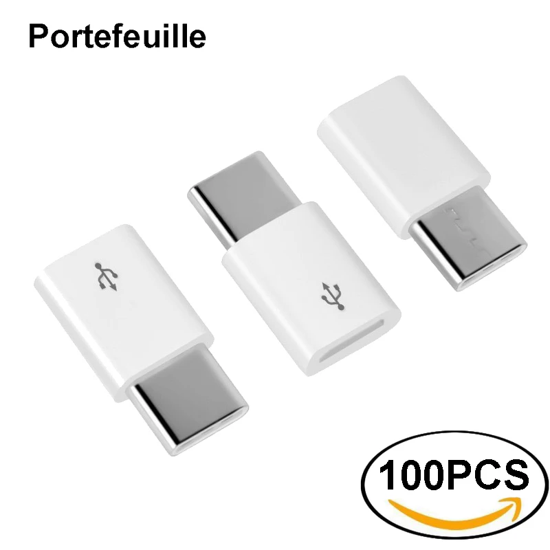 Portefeuille 100PCS USB Type C Adapter USB-C to Micro USB Adapter Converter for Nexus 5X Xiaomi Samsung Galaxy S8 Plus Oneplus 5
Portefeuille 100PCS USB Type C Adapter USB-C to Micro USB Adapter Converter for Nexus 5X Xiaomi Samsung Galaxy S8 Plus Oneplus 5
