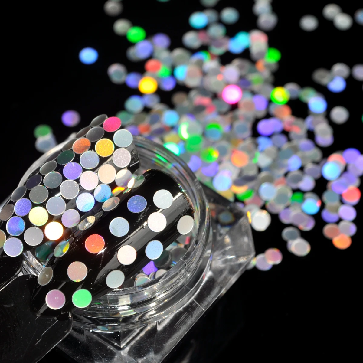 Round Slice Nail Art Decorations Laser Silver Blue Purple Colorful Light Dazzling Paillettes Spangle 3D Nail Sticker Glitter
Round Slice Nail Art Decorations Laser Silver Blue Purple Colorful Light Dazzling Paillettes Spangle 3D Nail Sticker Glitter