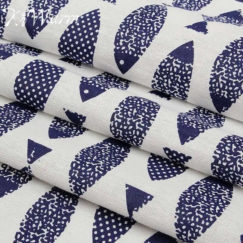 Beautiful 50x150cm Blue Fish Print Cotton Linen Fabric for Home Table Covers Dress Clothes Decor Handmade Crafts DIY Material
Beautiful 50x150cm Blue Fish Print Cotton Linen Fabric for Home Table Covers Dress Clothes Decor Handmade Crafts DIY Material