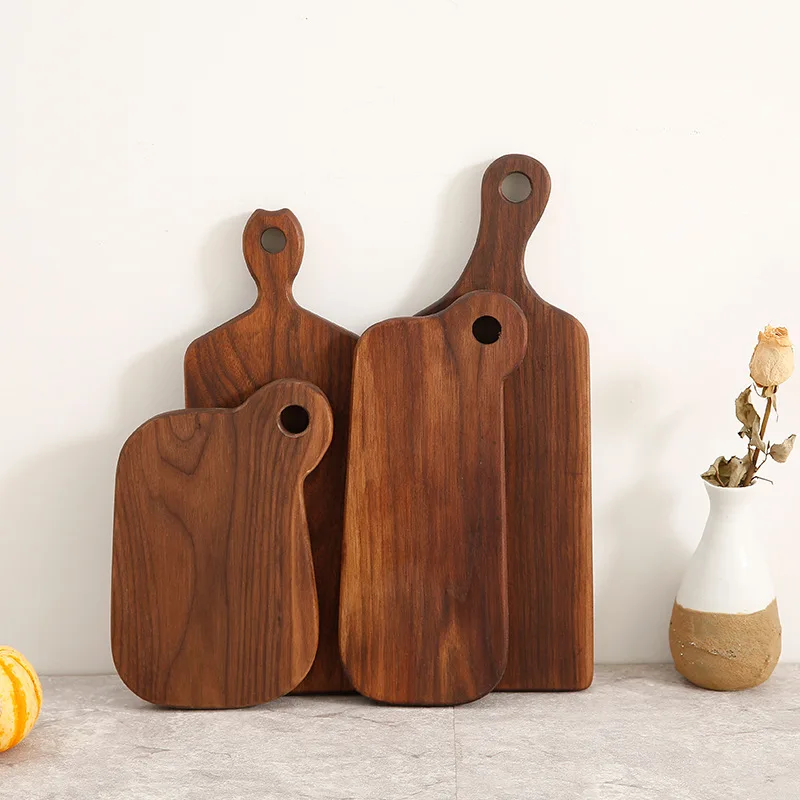 Creative pizza board Black Walnut Chopping Blocks Kitchen Wood Food Plate Wooden Pizza Sushi Bread Tray Cutting Board No Paint
Creative pizza board Black Walnut Chopping Blocks Kitchen Wood Food Plate Wooden Pizza Sushi Bread Tray Cutting Board No Paint
