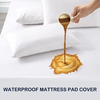 120x200cm Luxury Terry Cloth Waterproof Mattress Protector Fitted Sheet Mattress Cover with Elastic Machine Washable Anti Mite
120x200cm Luxury Terry Cloth Waterproof Mattress Protector Fitted Sheet Mattress Cover with Elastic Machine Washable Anti Mite