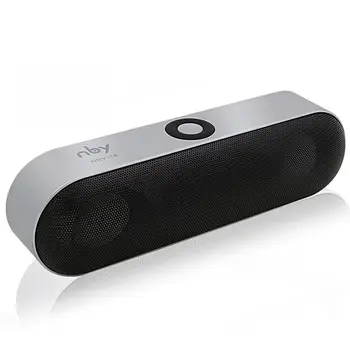 New NBY-18 Mini Bluetooth Speaker Portable Wireless Speaker Sound System 3D Stereo Music Surround Speaker Support TF Card AUX
New NBY-18 Mini Bluetooth Speaker Portable Wireless Speaker Sound System 3D Stereo Music Surround Speaker Support TF Card AUX