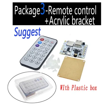 V5.0 V4.2 Bluetooth Audio Receiver board with USB TF card Slot decoding playback preamp output 5V Wireless Stereo Music Module
V5.0 V4.2 Bluetooth Audio Receiver board with USB TF card Slot decoding playback preamp output 5V Wireless Stereo Music Module