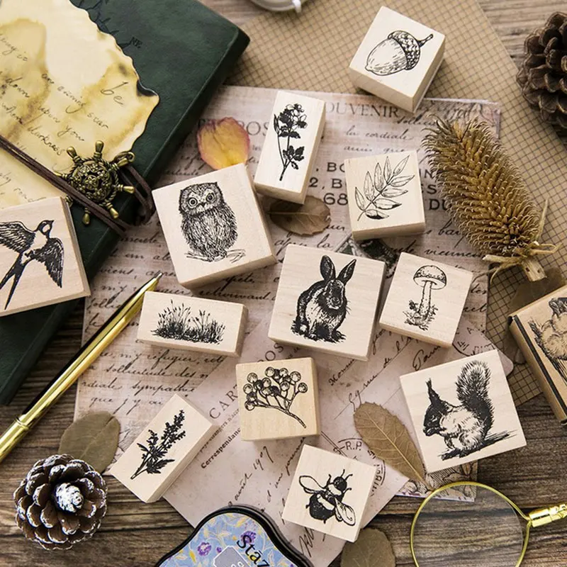 Forest stories serie Rabbit, owl wooden stamp diy Handmadedecal stamps for scrapbooking card diy stamp Photo Album Craft gifts
Forest stories serie Rabbit, owl wooden stamp diy Handmadedecal stamps for scrapbooking card diy stamp Photo Album Craft gifts