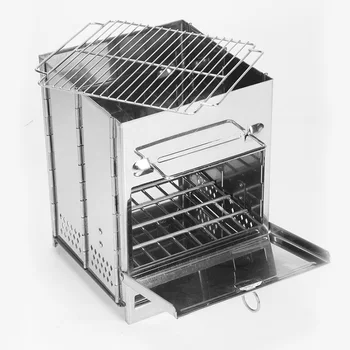 New Mini Folding Charcoal Stove Stainless Steel Square BBQ Grill for Outdoor LMH66
New Mini Folding Charcoal Stove Stainless Steel Square BBQ Grill for Outdoor LMH66