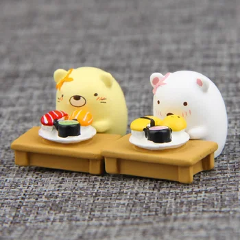 New Arrivals 2pcs Kawaii Kitty Bear Lovers Delicious Sushi Edition PVC Action Figures Model Toys Micro Landscape Decoration Toys
New Arrivals 2pcs Kawaii Kitty Bear Lovers Delicious Sushi Edition PVC Action Figures Model Toys Micro Landscape Decoration Toys