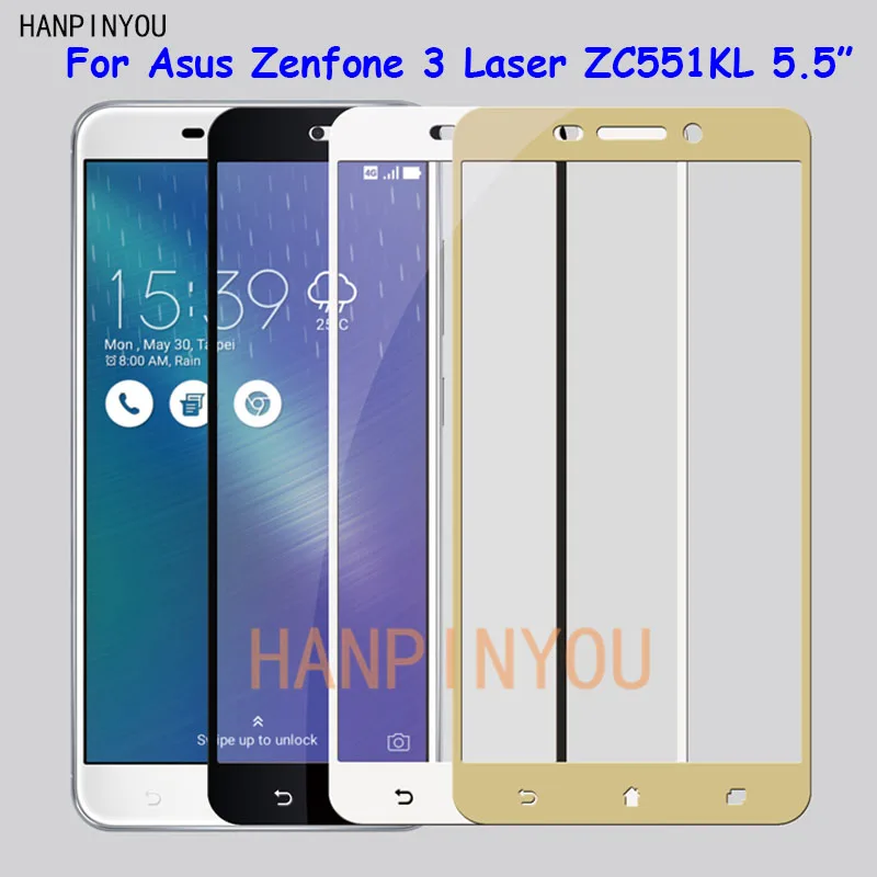 For Asus Zenfone 3 Laser ZC551KL Full Cover Tempered Glass Screen Protector Ultra Thin Premium Explosion-proof Protective Film
For Asus Zenfone 3 Laser ZC551KL Full Cover Tempered Glass Screen Protector Ultra Thin Premium Explosion-proof Protective Film