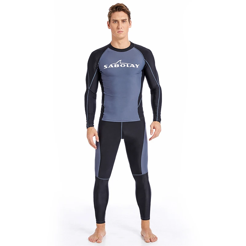 Long Sleeve Rash Guard for Outdoor Water Sports Men's Wetsuit Diving Suit for Snorkeling, Scuba Diving, Surfing
Long Sleeve Rash Guard for Outdoor Water Sports Men's Wetsuit Diving Suit for Snorkeling, Scuba Diving, Surfing