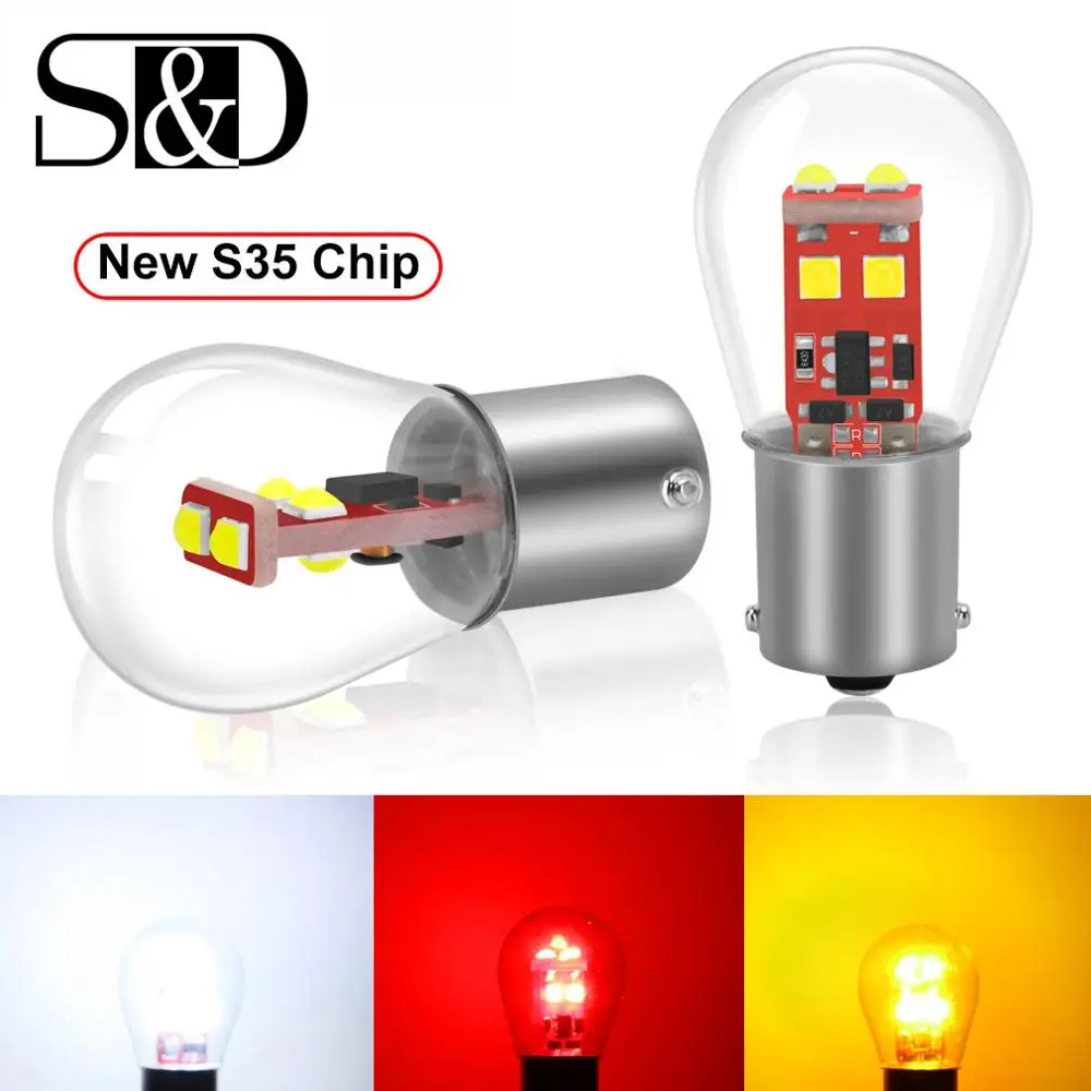 2pcs NEW P21W BA15S 1156 1157 LED BAY15D P21/5W 1142 BA15D Turning Light Car Tail Brake Bulb 12V S35 Glass LED Auto Reverse Lamp
2pcs NEW P21W BA15S 1156 1157 LED BAY15D P21/5W 1142 BA15D Turning Light Car Tail Brake Bulb 12V S35 Glass LED Auto Reverse Lamp