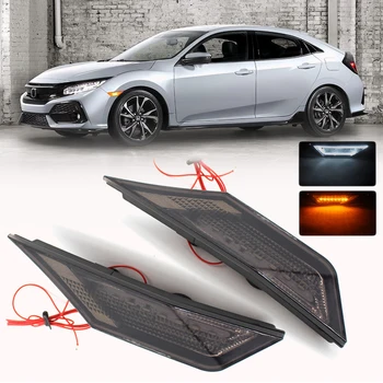 1Pair Smoked Front Flares Side Marker LED Side Marker Lights Turn Signal For Honda for Civic 2016-2018
1Pair Smoked Front Flares Side Marker LED Side Marker Lights Turn Signal For Honda for Civic 2016-2018