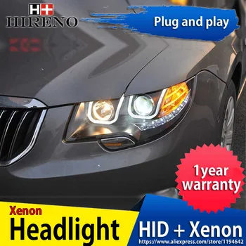 Hireno Headlamp for Skoda Superb 2009-2013 Headlight Headlight Assembly LED DRL Angel Lens Double Beam HID Xenon 2pcs
Hireno Headlamp for Skoda Superb 2009-2013 Headlight Headlight Assembly LED DRL Angel Lens Double Beam HID Xenon 2pcs