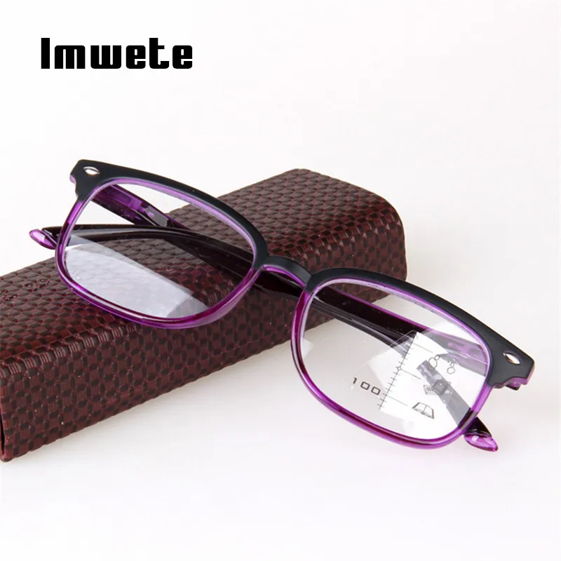 Imwete Retro Men Progressive Multifocal Reading Glasses Women Hyperopia Bifocal Eyeglasses Female Male Multi-purpose Glasses
Imwete Retro Men Progressive Multifocal Reading Glasses Women Hyperopia Bifocal Eyeglasses Female Male Multi-purpose Glasses