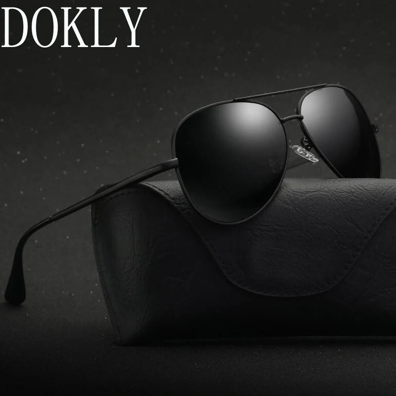 Dokly Brand New Polarized Sunglasses Black lens Pilot sunglasses Men Polarized Sunglasses Oculos Driving Luxury Design Eyewear
Dokly Brand New Polarized Sunglasses Black lens Pilot sunglasses Men Polarized Sunglasses Oculos Driving Luxury Design Eyewear