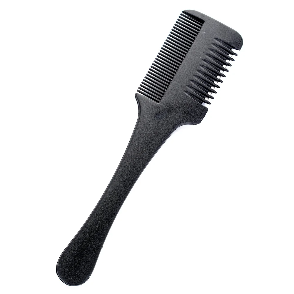 1pc Super Hair Razor Comb Black Handle Hair Razor Cutting Thinning Comb Home DIY Trimmer inside with Blades Hair Brush
1pc Super Hair Razor Comb Black Handle Hair Razor Cutting Thinning Comb Home DIY Trimmer inside with Blades Hair Brush