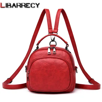 Fashion Women Backpack Mini Soft Leather Multifunction Small Backpack Female Shoulder School Bags Ladies Vintage Travel Bags
Fashion Women Backpack Mini Soft Leather Multifunction Small Backpack Female Shoulder School Bags Ladies Vintage Travel Bags