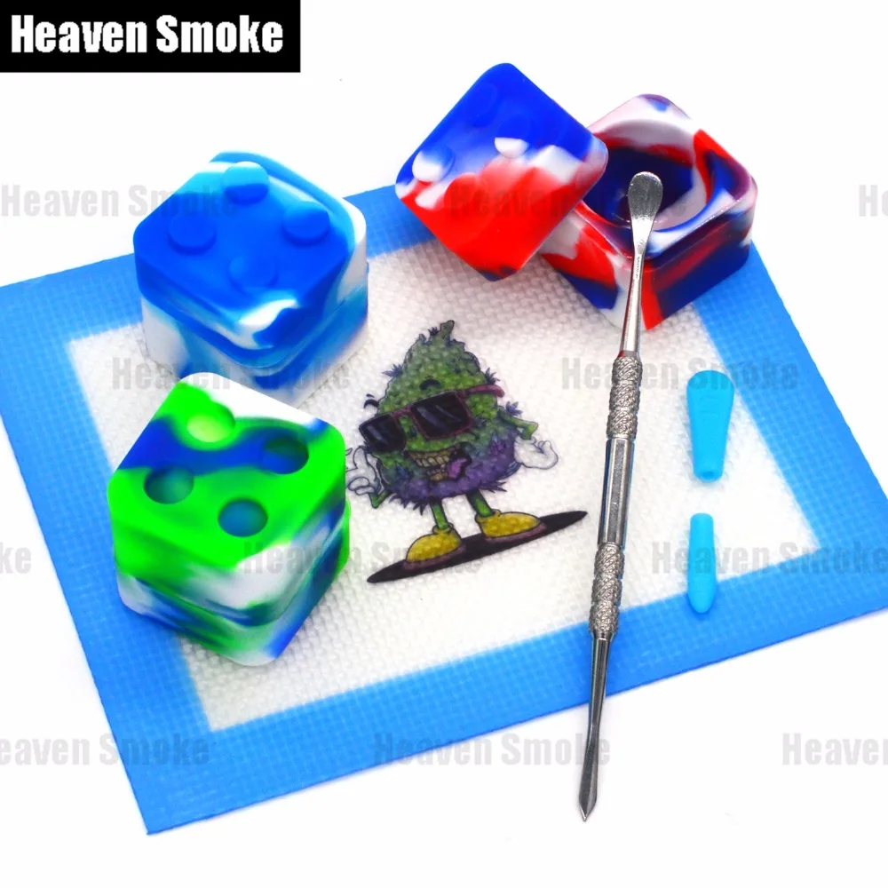 11ml Square Lego Cube Dab Wax Jar kit Bho Silicone Slick Butane Oil Concentrate Container Herb Stash/Balm Jars+Dabber Tool+Mat
11ml Square Lego Cube Dab Wax Jar kit Bho Silicone Slick Butane Oil Concentrate Container Herb Stash/Balm Jars+Dabber Tool+Mat