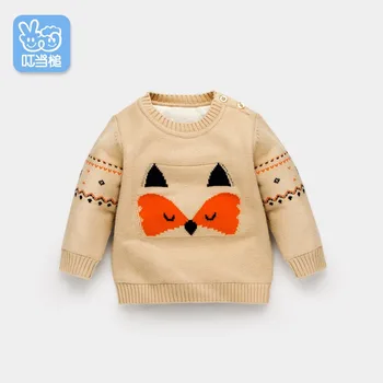 babys plus velvet sweater 2018 new children's baby autumn and winter clothing bottoming shirt children's fox sweater
babys plus velvet sweater 2018 new children's baby autumn and winter clothing bottoming shirt children's fox sweater