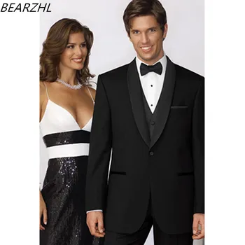 wedding men suits black shawl collar black suit dinner 2020 custom made groom tuxedo
wedding men suits black shawl collar black suit dinner 2020 custom made groom tuxedo