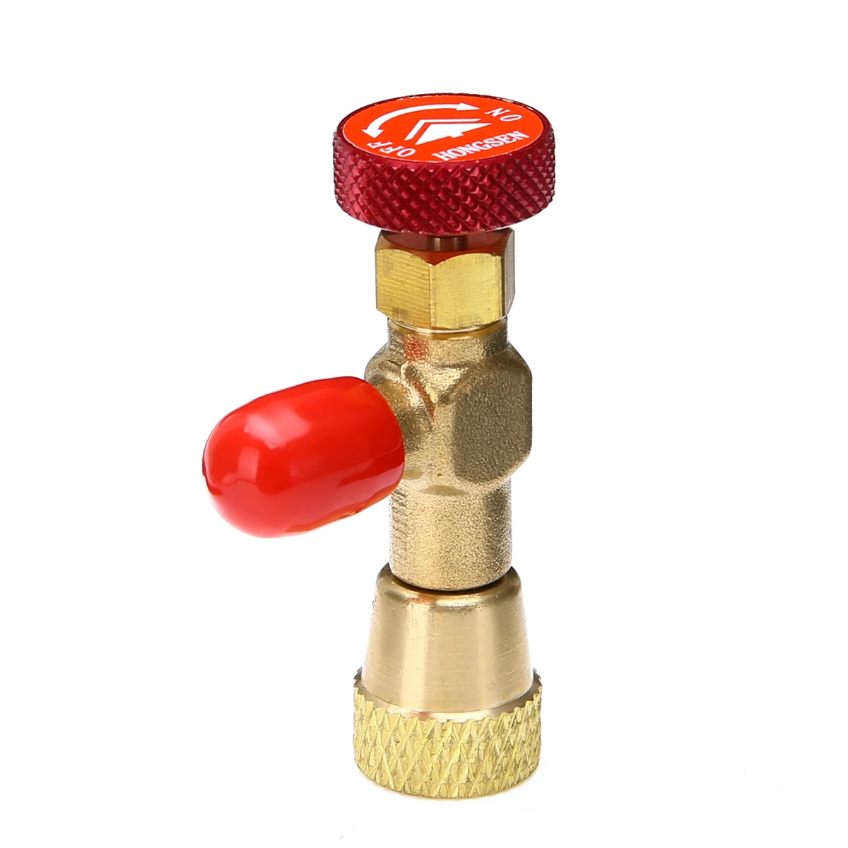 1pc Charging Hose Flow Control Valve Adapter 1/4