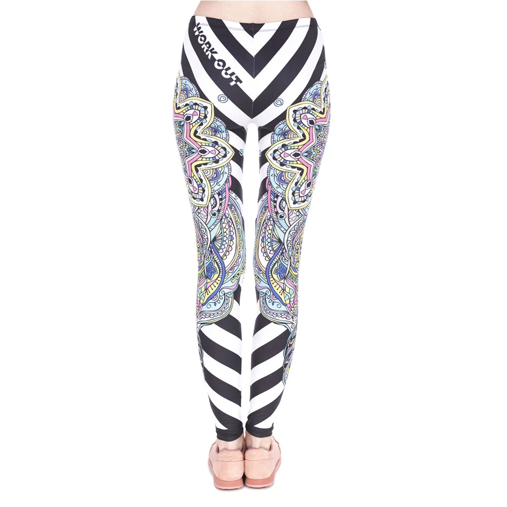Hot Sales Woman Work Out Legins Mandala Stripe Printing Fashion Sexy Legging High Waist Women Leggings
Hot Sales Woman Work Out Legins Mandala Stripe Printing Fashion Sexy Legging High Waist Women Leggings