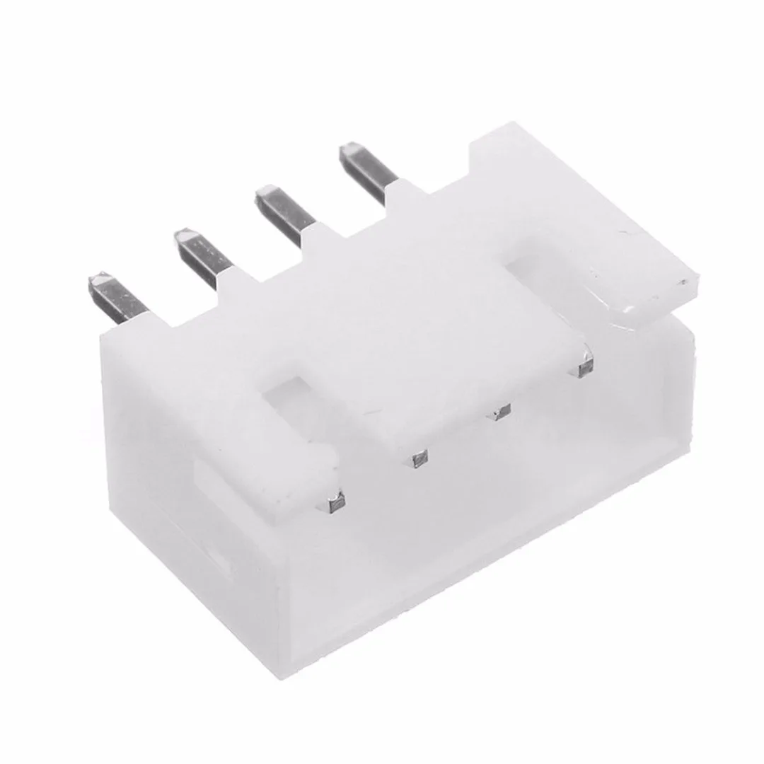 10 Set 4 Pin  JST XH Connectors Plug  2.54mm 24AWG With 150mm Length Electric Wires Cable