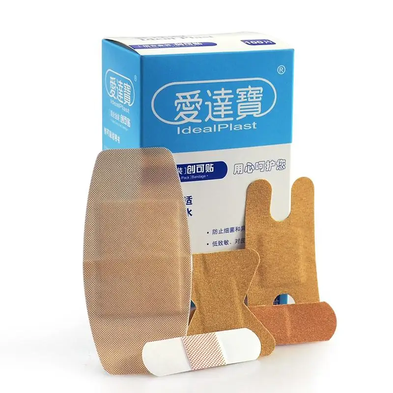 100Pcs/Box Medical Band Aid For Fingertip Joints Large area Breathable Assorted 5 Sizes Band Aid Bandages Set First aid supplies
100Pcs/Box Medical Band Aid For Fingertip Joints Large area Breathable Assorted 5 Sizes Band Aid Bandages Set First aid supplies
