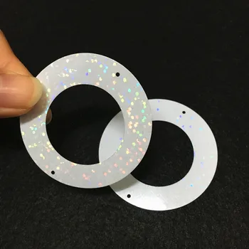 100pcs Laser White Large Sequins 50mm PVC Circle Loose Sequins Paillettes sewing diy craft cloth material with 2 holes
100pcs Laser White Large Sequins 50mm PVC Circle Loose Sequins Paillettes sewing diy craft cloth material with 2 holes