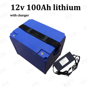 GTK 12v 100ah lithium ion battery 18650 li ion bateria bms 3s 12.6v for EV camper van solar light Golf Car UPS + 10A Charger
GTK 12v 100ah lithium ion battery 18650 li ion bateria bms 3s 12.6v for EV camper van solar light Golf Car UPS + 10A Charger