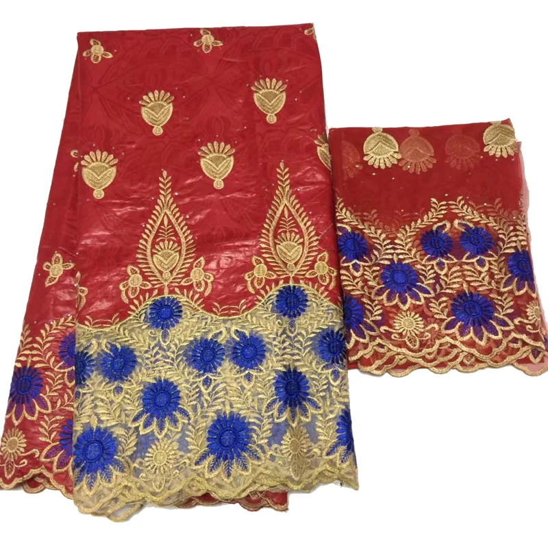 Free shipping (5+2 yards/set) high quality embroidered African bazin lace fabric with beautiful border for party dress BLS12
Free shipping (5+2 yards/set) high quality embroidered African bazin lace fabric with beautiful border for party dress BLS12