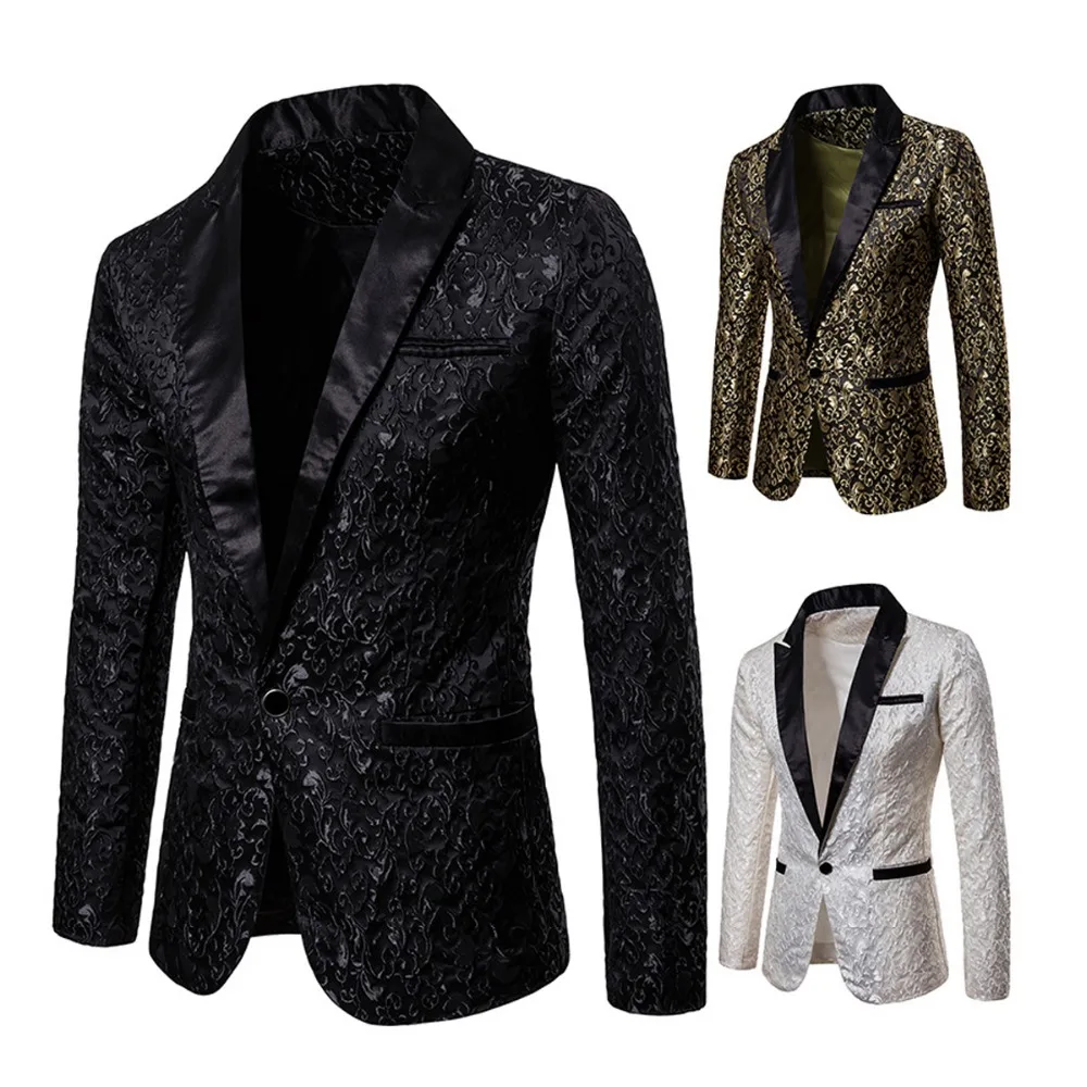 Men's Stylish Luxury Casual Vintage Paisley Blazer Urbane Smart Coat Suit Jacket
Men's Stylish Luxury Casual Vintage Paisley Blazer Urbane Smart Coat Suit Jacket